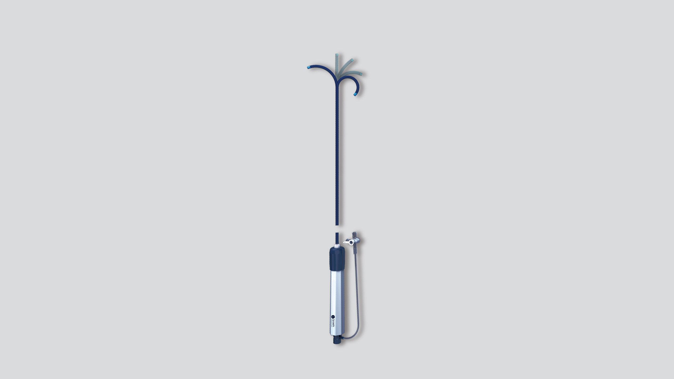 Steerable Intracardiac Catheter Introducer bent to different angles